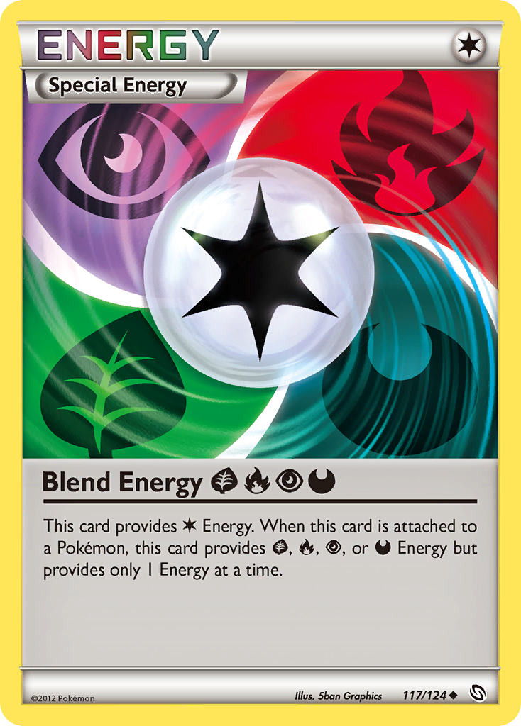 Blend Energy GrassFirePsychicDarkness (117/124) [Black & White: Dragons Exalted] | Nerdhalla Games