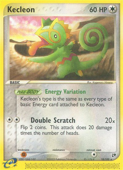 Kecleon (18/100) [EX: Sandstorm] | Nerdhalla Games