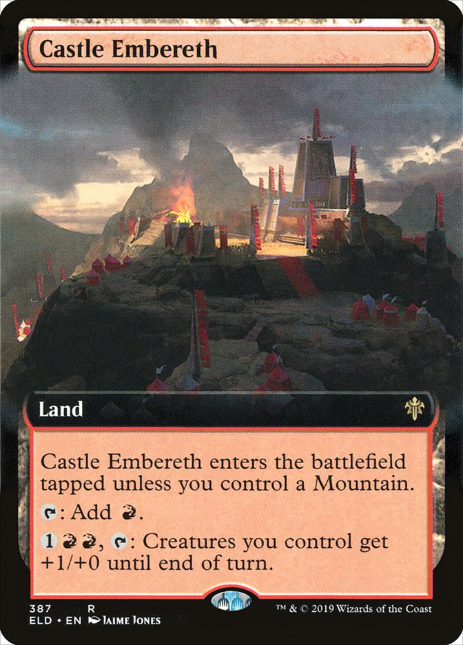 Castle Embereth (Extended Art) [Throne of Eldraine] | Nerdhalla Games