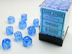 Chessex Dice - 12mm d6 Dice Block (36 Dice) | Nerdhalla Games