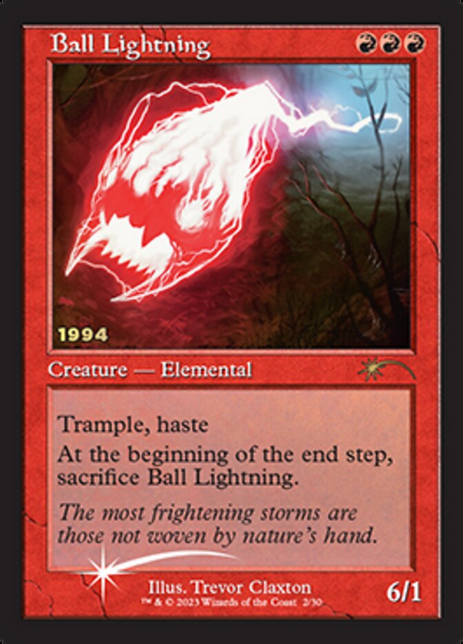 Ball Lightning [30th Anniversary Promos] | Nerdhalla Games