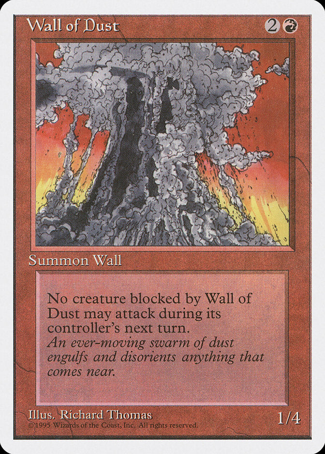 Wall of Dust [Fourth Edition] | Nerdhalla Games