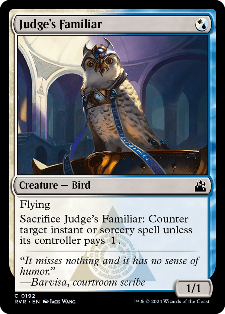 Judge's Familiar [Ravnica Remastered] | Nerdhalla Games