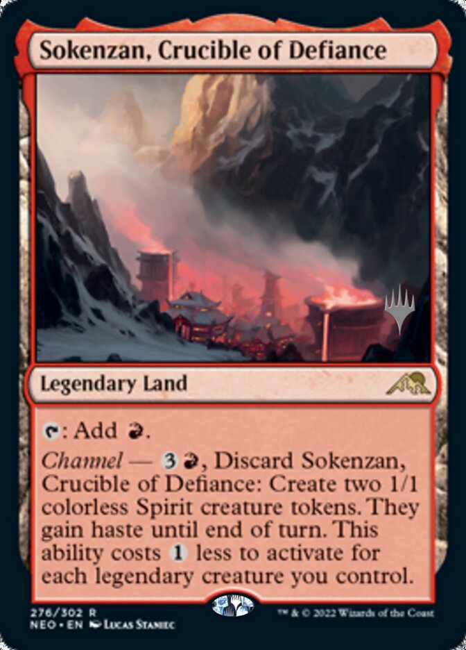 Sokenzan, Crucible of Defiance (Promo Pack) [Kamigawa: Neon Dynasty Promos] | Nerdhalla Games