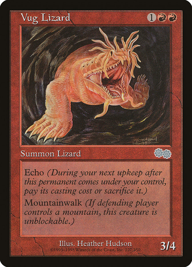 Vug Lizard [Urza's Saga] | Nerdhalla Games