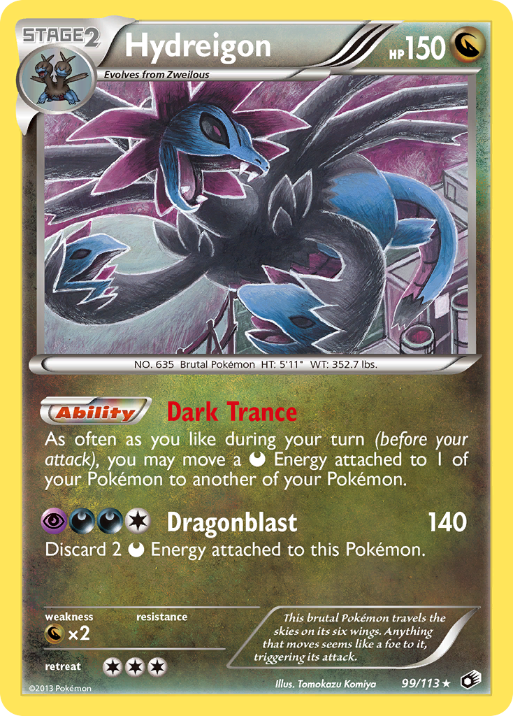 Hydreigon (99/113) [Black & White: Legendary Treasures] | Nerdhalla Games