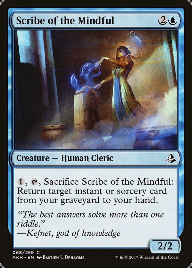 Scribe of the Mindful [Amonkhet] | Nerdhalla Games