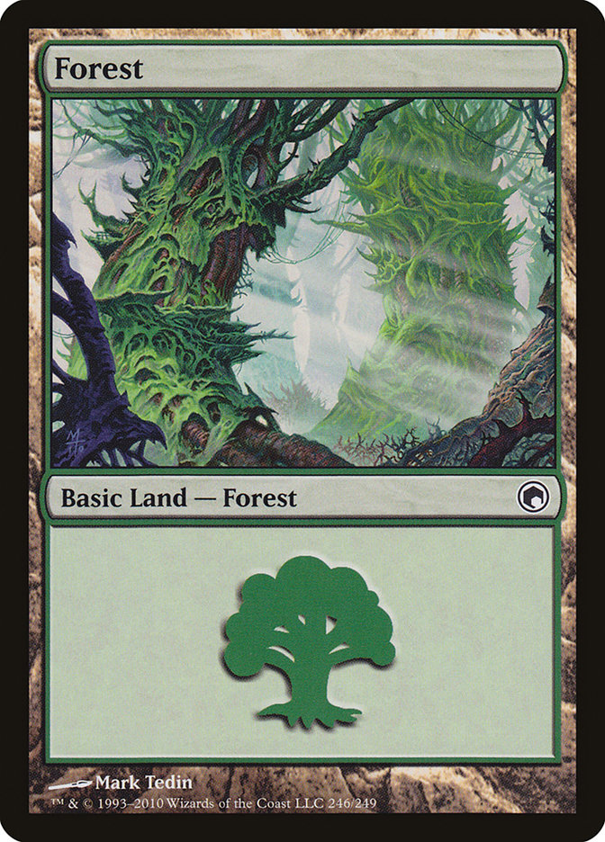 Forest (246) [Scars of Mirrodin] | Nerdhalla Games