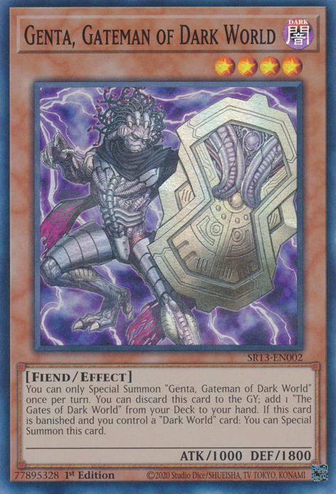 Genta, Gateman of Dark World [SR13-EN002] Super Rare | Nerdhalla Games