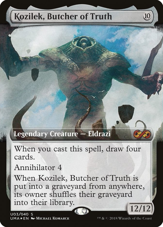 Kozilek, Butcher of Truth (Topper) [Ultimate Box Topper] | Nerdhalla Games