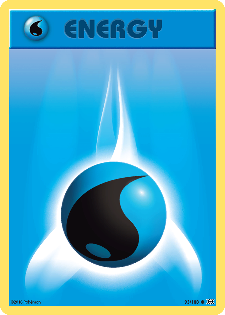 Water Energy (93/108) [XY: Evolutions] | Nerdhalla Games