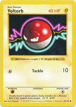 Voltorb (67/102) [Base Set Shadowless Unlimited] | Nerdhalla Games