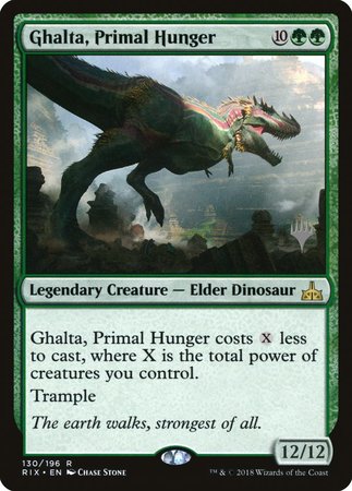 Ghalta, Primal Hunger [Rivals of Ixalan Promos] | Nerdhalla Games