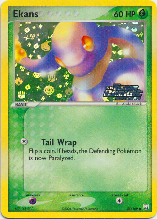 Ekans (55/109) (Stamped) [EX: Team Rocket Returns] | Nerdhalla Games