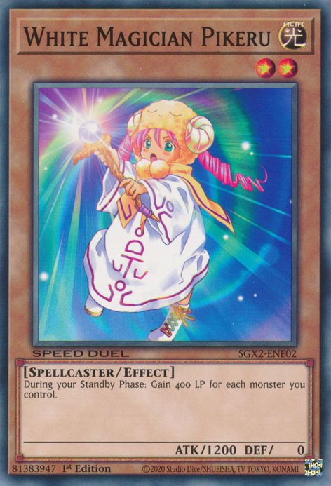 White Magician Pikeru [SGX2-ENE02] Common | Nerdhalla Games