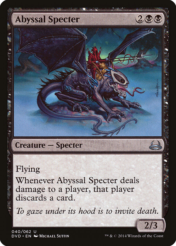 Abyssal Specter (Divine vs. Demonic) [Duel Decks Anthology] | Nerdhalla Games