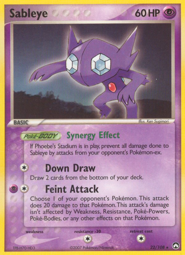 Sableye (22/108) [EX: Power Keepers] | Nerdhalla Games