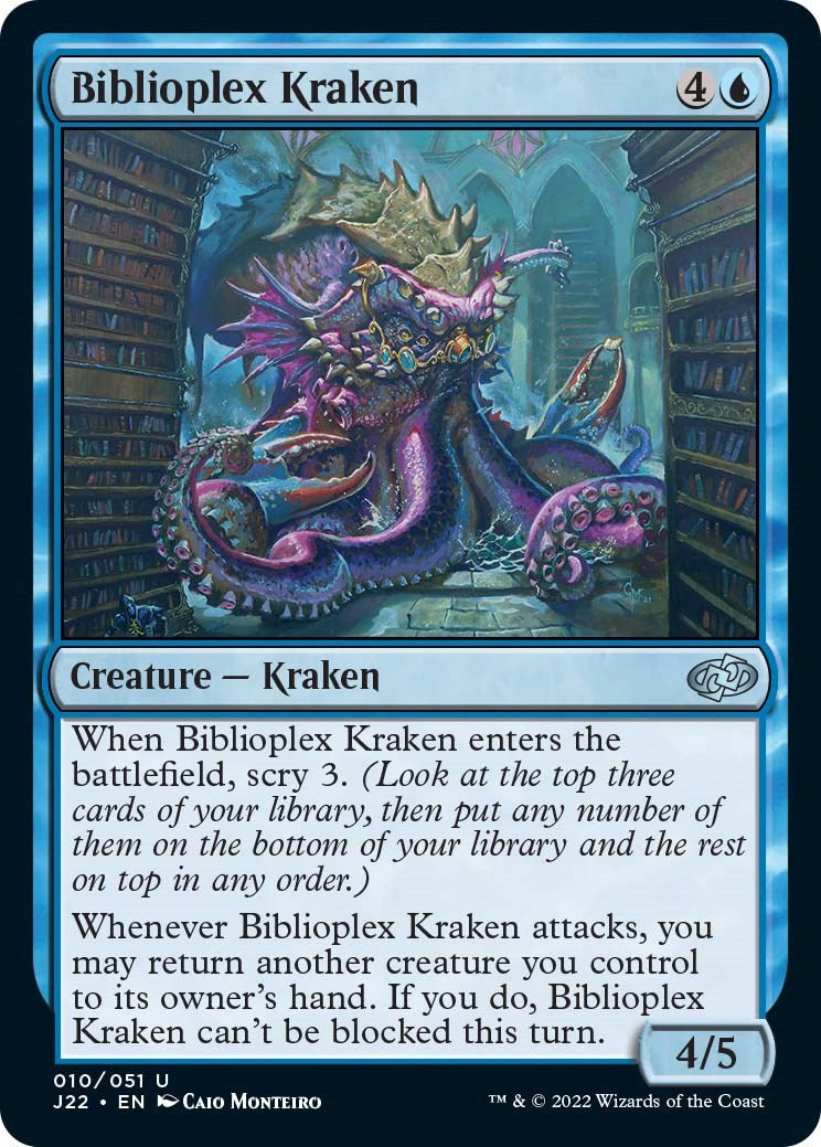 Biblioplex Kraken [Jumpstart 2022] | Nerdhalla Games