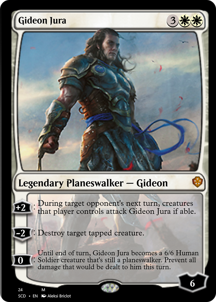 Gideon Jura [Starter Commander Decks] | Nerdhalla Games