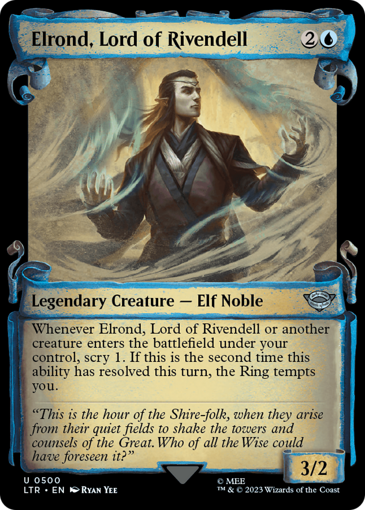 Elrond, Lord of Rivendell [The Lord of the Rings: Tales of Middle-Earth Showcase Scrolls] | Nerdhalla Games