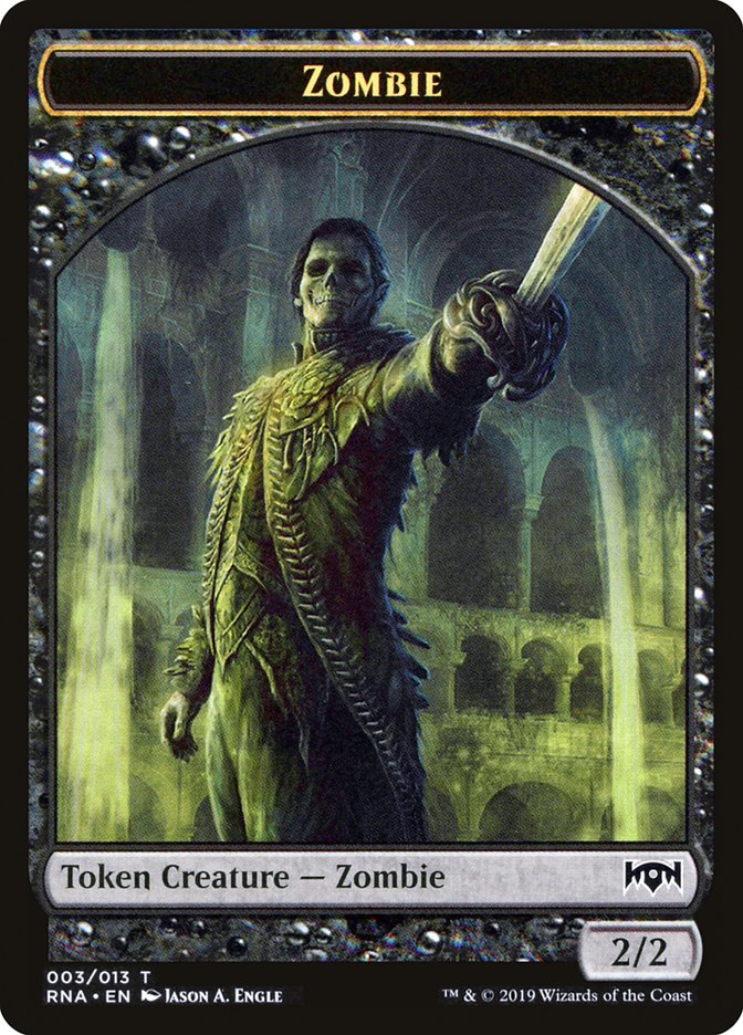 Zombie [Ravnica Allegiance Tokens] | Nerdhalla Games