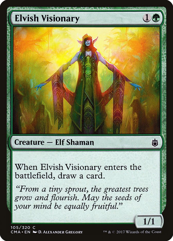 Elvish Visionary [Commander Anthology] | Nerdhalla Games