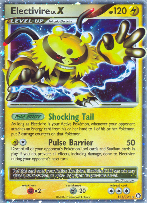 Electivire LV.X (121/123) [Diamond & Pearl: Mysterious Treasures] | Nerdhalla Games