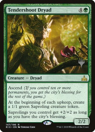 Tendershoot Dryad [Rivals of Ixalan Promos] | Nerdhalla Games