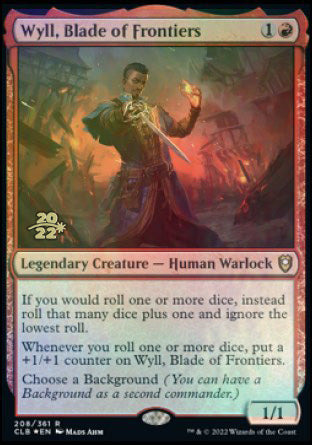 Wyll, Blade of Frontiers [Commander Legends: Battle for Baldur's Gate Prerelease Promos] | Nerdhalla Games