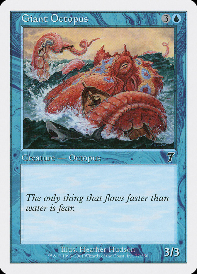 Giant Octopus [Seventh Edition] | Nerdhalla Games