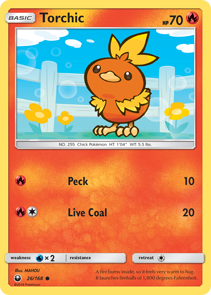 Torchic (26/168) [Sun & Moon: Celestial Storm] | Nerdhalla Games