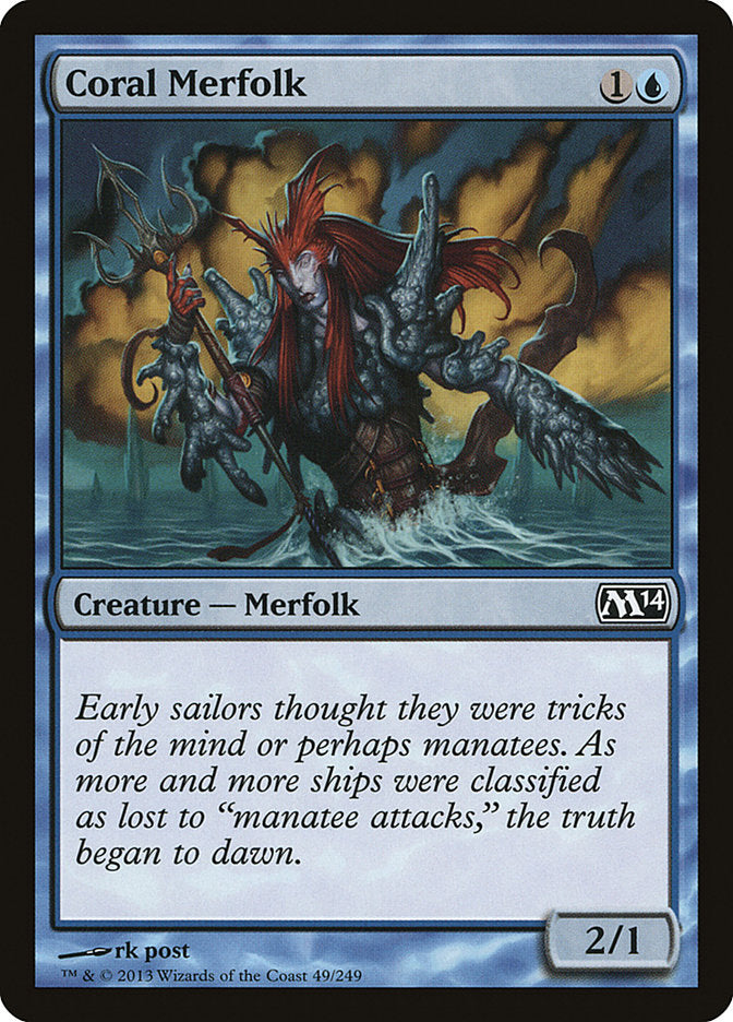 Coral Merfolk [Magic 2014] | Nerdhalla Games