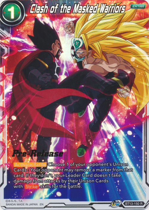 Clash of the Masked Warriors (BT13-150) [Supreme Rivalry Prerelease Promos] | Nerdhalla Games