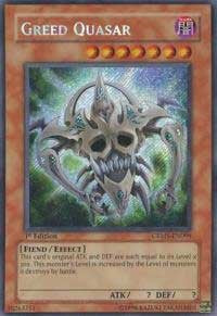 Greed Quasar [CRMS-EN098] Secret Rare | Nerdhalla Games