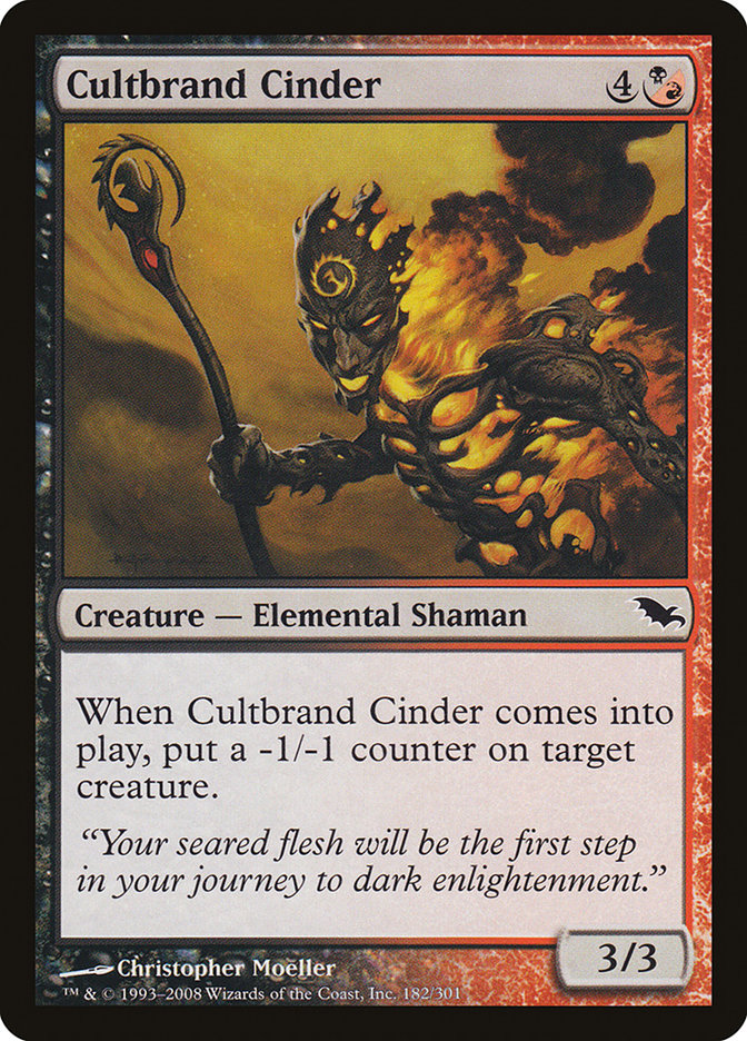 Cultbrand Cinder [Shadowmoor] | Nerdhalla Games