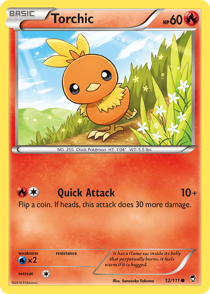 Torchic (12/111) [XY: Furious Fists] | Nerdhalla Games