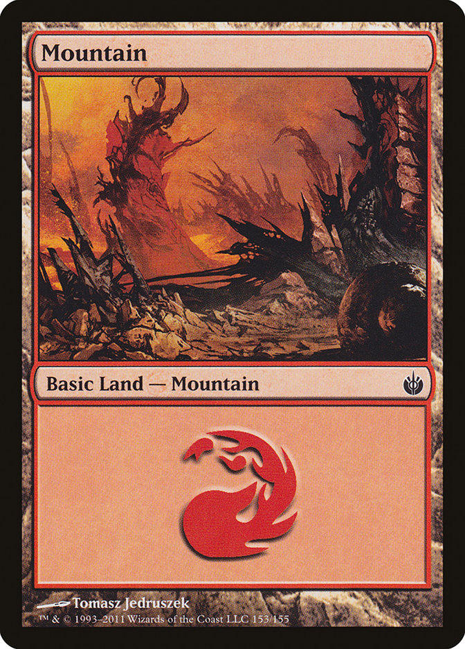 Mountain (153) [Mirrodin Besieged] | Nerdhalla Games