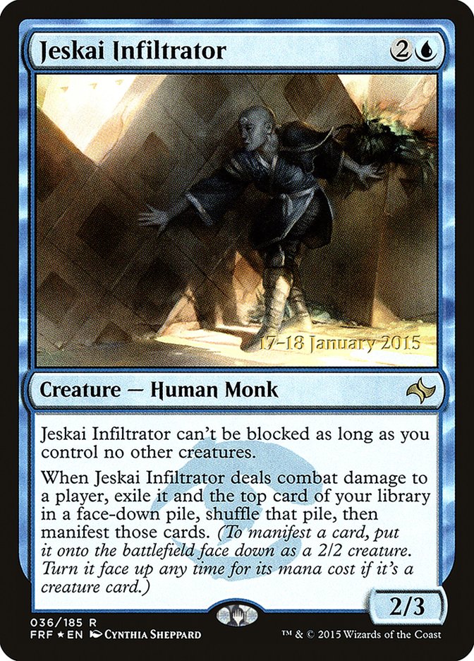 Jeskai Infiltrator  [Fate Reforged Prerelease Promos] | Nerdhalla Games