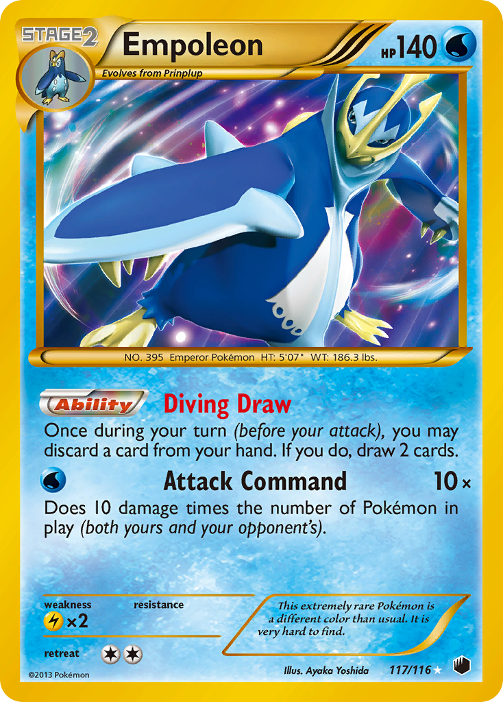 Empoleon (117/116) [Black & White: Plasma Freeze] | Nerdhalla Games