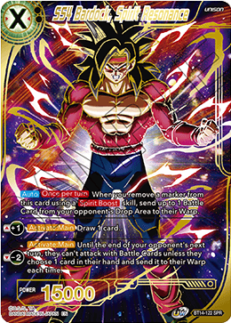 SS4 Bardock, Spirit Resonance (SPR) (BT14-122) [Cross Spirits] | Nerdhalla Games