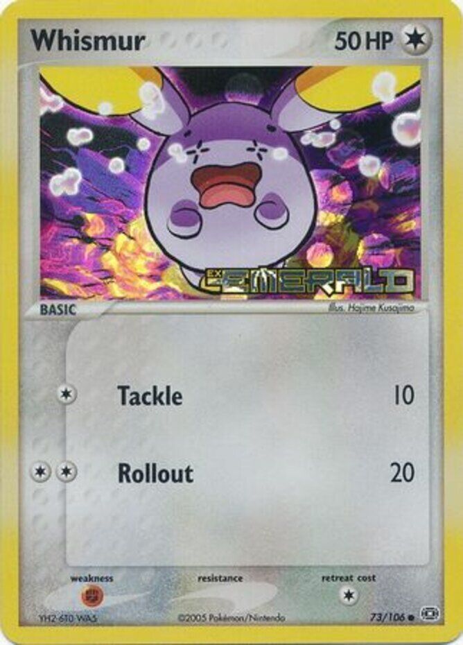 Whismur (73/106) (Stamped) [EX: Emerald] | Nerdhalla Games