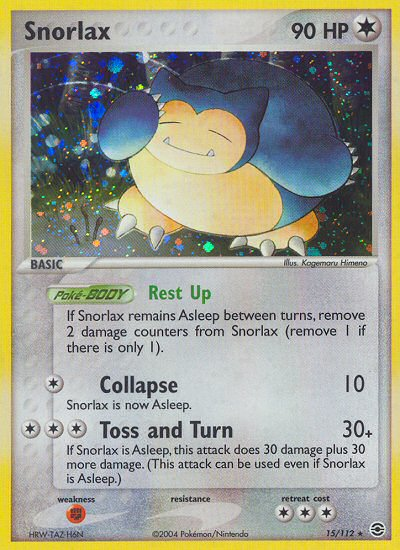 Snorlax (15/112) [EX: FireRed & LeafGreen] | Nerdhalla Games