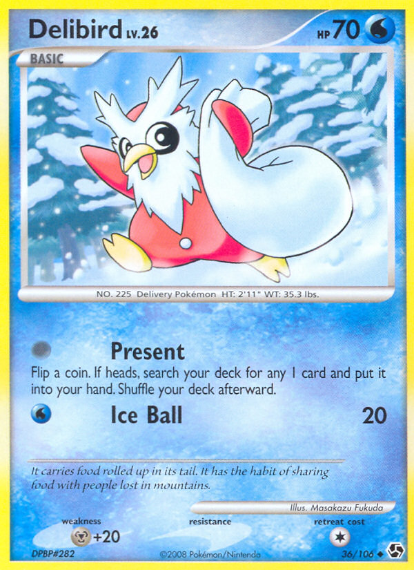 Delibird (36/106) [Diamond & Pearl: Great Encounters] | Nerdhalla Games