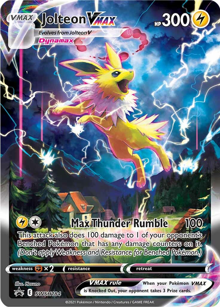 Jolteon VMAX (SWSH184) [Sword & Shield: Black Star Promos] | Nerdhalla Games