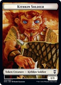 Kithkin Soldier // Pegasus Double-sided Token [Kaldheim Commander Tokens] | Nerdhalla Games