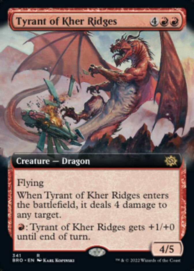 Tyrant of Kher Ridges (Extended Art) [The Brothers' War] | Nerdhalla Games