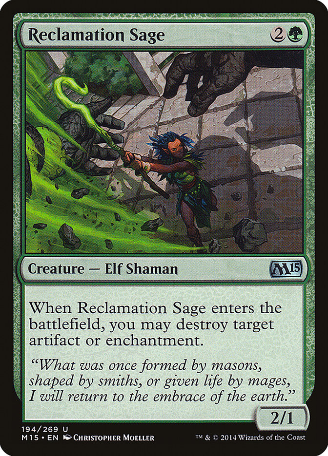 Reclamation Sage [Magic 2015] | Nerdhalla Games