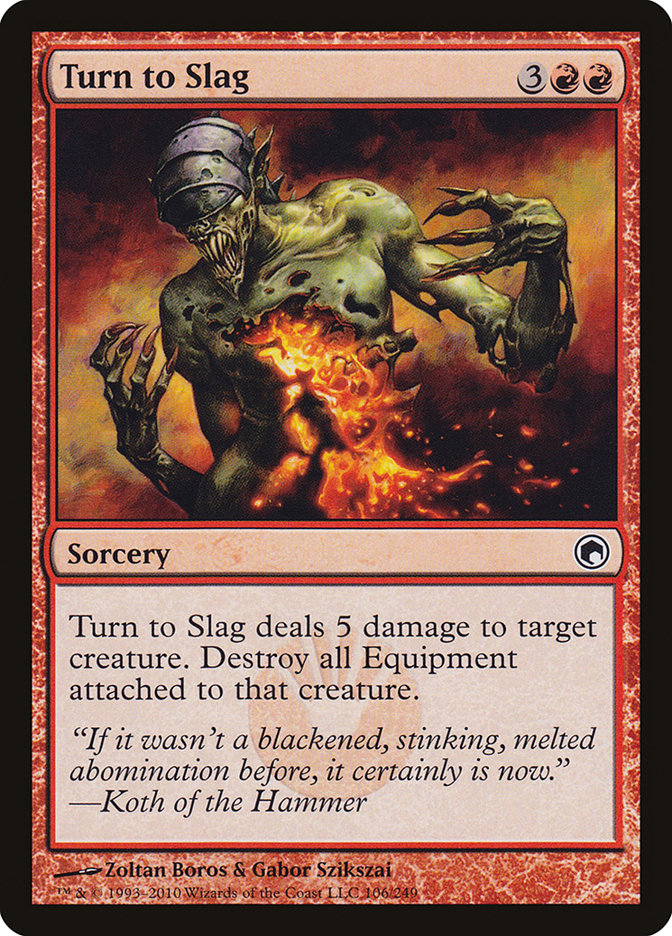 Turn to Slag [Scars of Mirrodin] | Nerdhalla Games