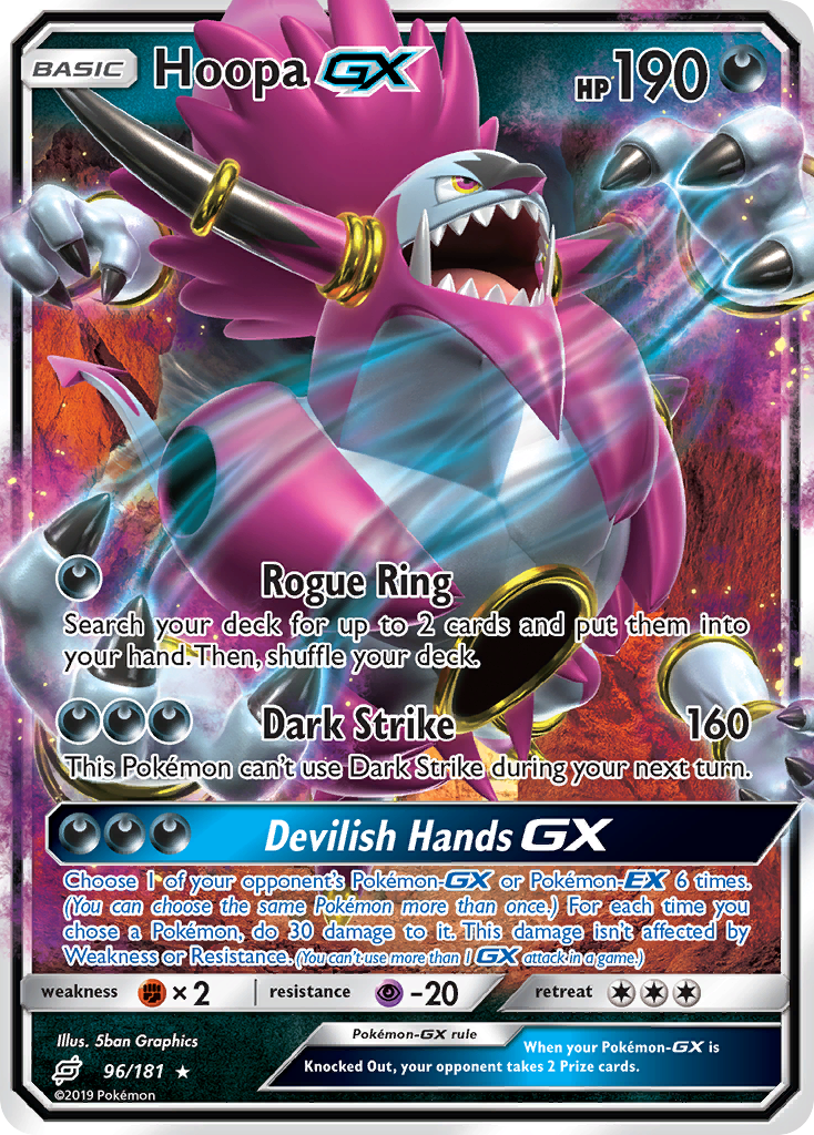 Hoopa GX (96/181) [Sun & Moon: Team Up] | Nerdhalla Games