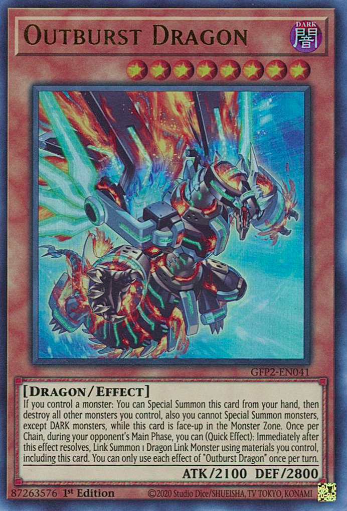 Outburst Dragon [GFP2-EN041] Ultra Rare | Nerdhalla Games